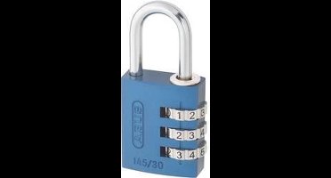 ABUS 145 hangslot met cijferslot Blauw 145/30