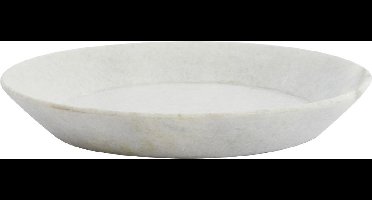 Light & Living Schaal Couzana - Wit - Ø45cm - Kunststeen - Modern - Woonkamer - Moederdag - Moederdag cadeautje - Moederdag cadeau voor mama