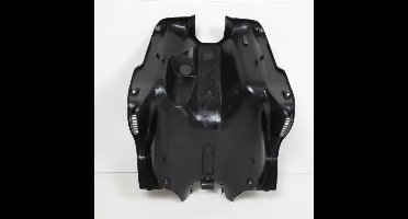 tnt achterschort voor yamaha 50 aerox scooter glanzend zwart glitter nieuw