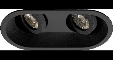 Platte 3-standen Inbouwspot | Detlov