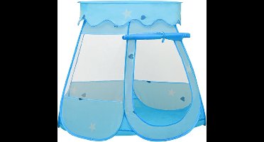 vidaXL Kinderspeeltent 102x102x82 cm blauw