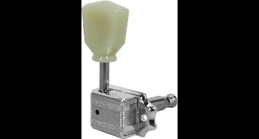 Wilkinson 160-CLR machine heads for guitar, G-style, 3x left+3x right, keystone buttons, chrome