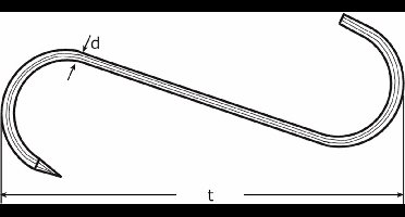 Vleeshaak Vertind   160 Mm Vhk 16060