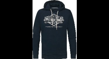 Petrol Industries - Heren Vintage hoodie - Blauw - Maat XL