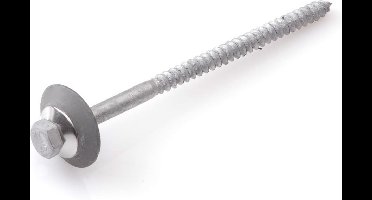 Houtdraadbout Golfplaat 7x110mm termisch verzinkt - 100 stuks