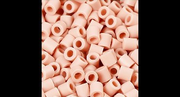 Foto kralen, afm 5x5 mm, gatgrootte 2,5 mm, medium, roze (18), 6000 stuk