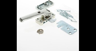 AXA 3320 Veiligheids raamsluiting - 3320-81-92/E - draairichting 1 - Aluminium F2