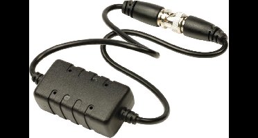 CCTV-Aardlus-Isolator - Female / Male - 75 Ohm - PVC - Zwart