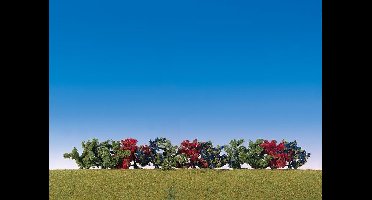 Faller - 12 Struiken, in verschillende kleuren - modelbouwsets, hobbybouwspeelgoed voor kinderen, modelverf en accessoires