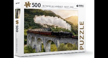 Twisk legpuzzel 500 stukjes Glenfinnan Viaduct puzzel nostalgie.