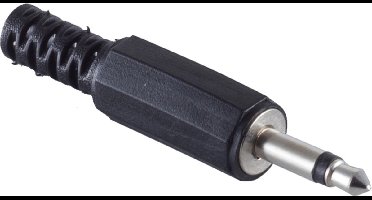 3,5mm Jack (m) connector - plastic - 2-polig / mono