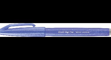 Pentel Brush sign pen - blauw violet