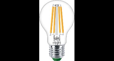 Philips MASTER LED Lamp Ultra Efficient E27 Peer Helder 4W 840lm - 827 Zeer Warm Wit | Vervangt 60W