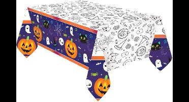 RIETHMULLER - Halloween Friends papieren tafelkleed 1,2 x 1,8 m