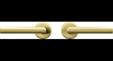 AXA Deurbeslag set Binnendeur - Klik Milan - Deurkruk Goud - Deurklink met ronde rozet