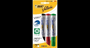 Whiteboard-marker Bic Velleda 4 Stuks Wit (5 Onderdelen) (4 Stuks)