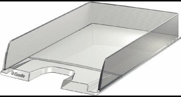 Esselte Brievenbakje/postvakje - 10x - transparant - A4 formaat - stapelbaar - bureau oprganizer