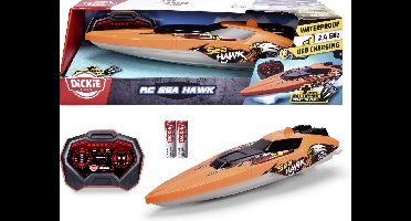 Dickie Toys - Rc Sea Hawk - Bestuurbare speedboot - Afstandsbediening - Vanaf 6 jaar