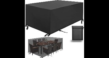 MKSS® Beschermhoes Tuinmeubelen - Tuinsethoes - Waterdicht - Zwart