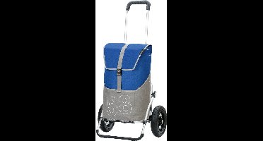 Andersen SHOPPER MANUFAKTUR Boodschappentrolley Royal Shopper Filip 46L Blue Blauw 107cm