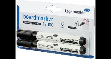 Whiteboardmarker Legamaster TZ100 1,5-3mm Rond Zwart