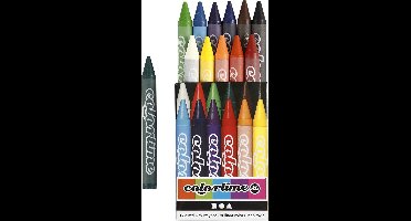 Colortime Kleurkrijt - 12 Stuks in verschillende kleuren - vanaf 2 jaar