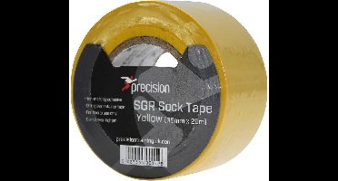Precision Sokkentape 20  M X 38 Mm Pvc Geel 5 Stuks