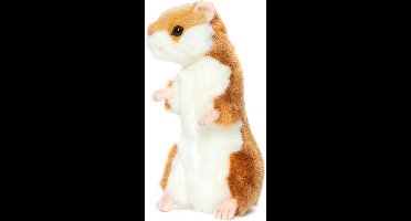 Hansa pluche hamster - knuffeldier - 15 cm - bosdieren knuffel - realistisch