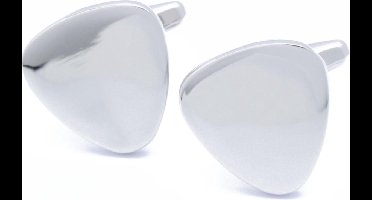 Manchetknopen - Plectrum Zilverkleurig