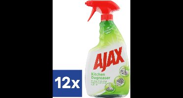 Ajax Keukenspray - 12 x 750ml - Voordeelverpakking