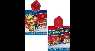 PAW Patrol badponcho - 50 x 100 cm. - Poncho handdoek - sneldrogend