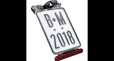 BUSCH & MÜLLER nummerplaathouder speed pedelec - met remlichtfunctie