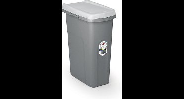 Afvalbak - 'Home Eco System' - afvalscheiding - Prullenbak - Afvalbakje - 25 Liter - Wit