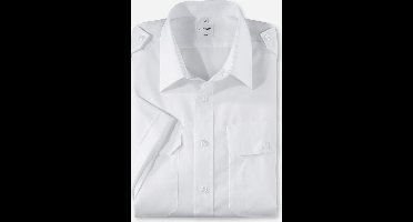 OLYMP Piloot comfort fit wit korte mouw