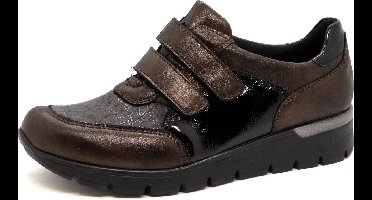 Waldläufer Ortho Tritt Klittenbandschoen - 626K31-312-547 Brons/Combi - Wijdte K - Maat 5½ (38.5)