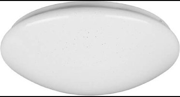 REALITY LUKIDA - Plafondlamp - Wit - incl. 1x SMD 18 W - Afstandsbediening - Geintegreerde dimmer - Traploos instelbare lichtkleur - Nachtlampje - Plafondbevestiging - Niet geschikt voor externe dimmer - Sterlichteffect - Geheugenfunctie