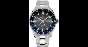 Alpina Alpiner AL-247GB4E6B Horloge - Staal - Zilverkleurig - Ø 41 mm