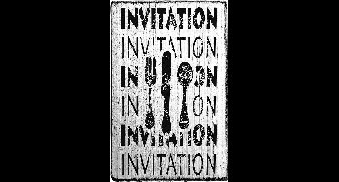 Colop vintage stempel-Invitation-Stempelen-Kaarten maken-Scrapbook-Knutselen-Hobby-DIY -Stempels-Creative hobby