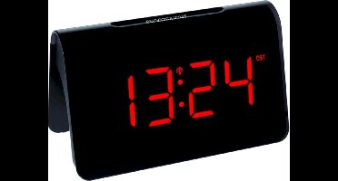 TFA Dostmann 60.2543.05 Wekker Zendergestuurd Zwart Alarmtijden: 1