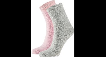 Apollo - Antislipsokken kinderen - Multi Grey- 4-Pak - Maat 27/30 - Huissokken