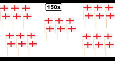 150x Cocktailprikker Engeland - landen festival party fun winterfeest thema feest cocktail prikker