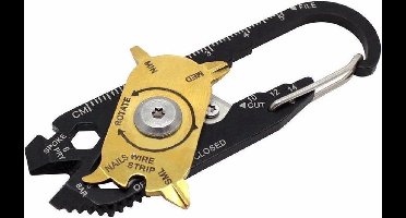 New Age Devi - "20-in-1 Multitool Sleutelhanger - Handige Survival Gadget voor Avonturiers!"