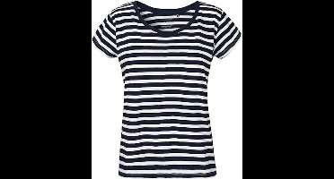 Neutral Ladies´ Loose Fit T-Shirt NE81003 - White - Navy (Striped) - M
