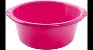 Plasticforte Afwasteiltje - rond - 25L - roze - afwasbak - 54 x 21 cm