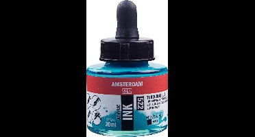 Amsterdam Acrylic Ink Fles 30 ml Turkooisblauw 522