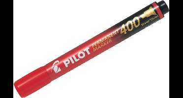 Pilot Permanent Marker 400 beitelpunt - rood
