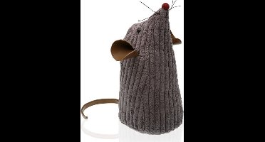 Deurstop Muis | Versa | Deurhouder | Textiel (11 x 26 x 11 cm)
