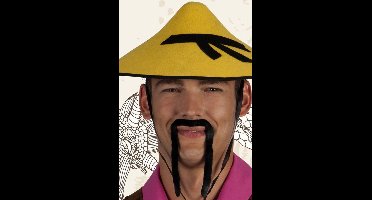 Snor chinees zwart