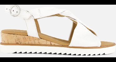 Gabor Sandalen wit Leer - Dames - Maat 38