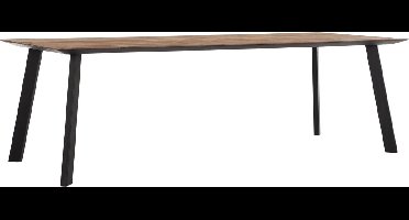 DTP home Eettafel Shape rechthoekig 250x100 cm – Gerecycled teakhout